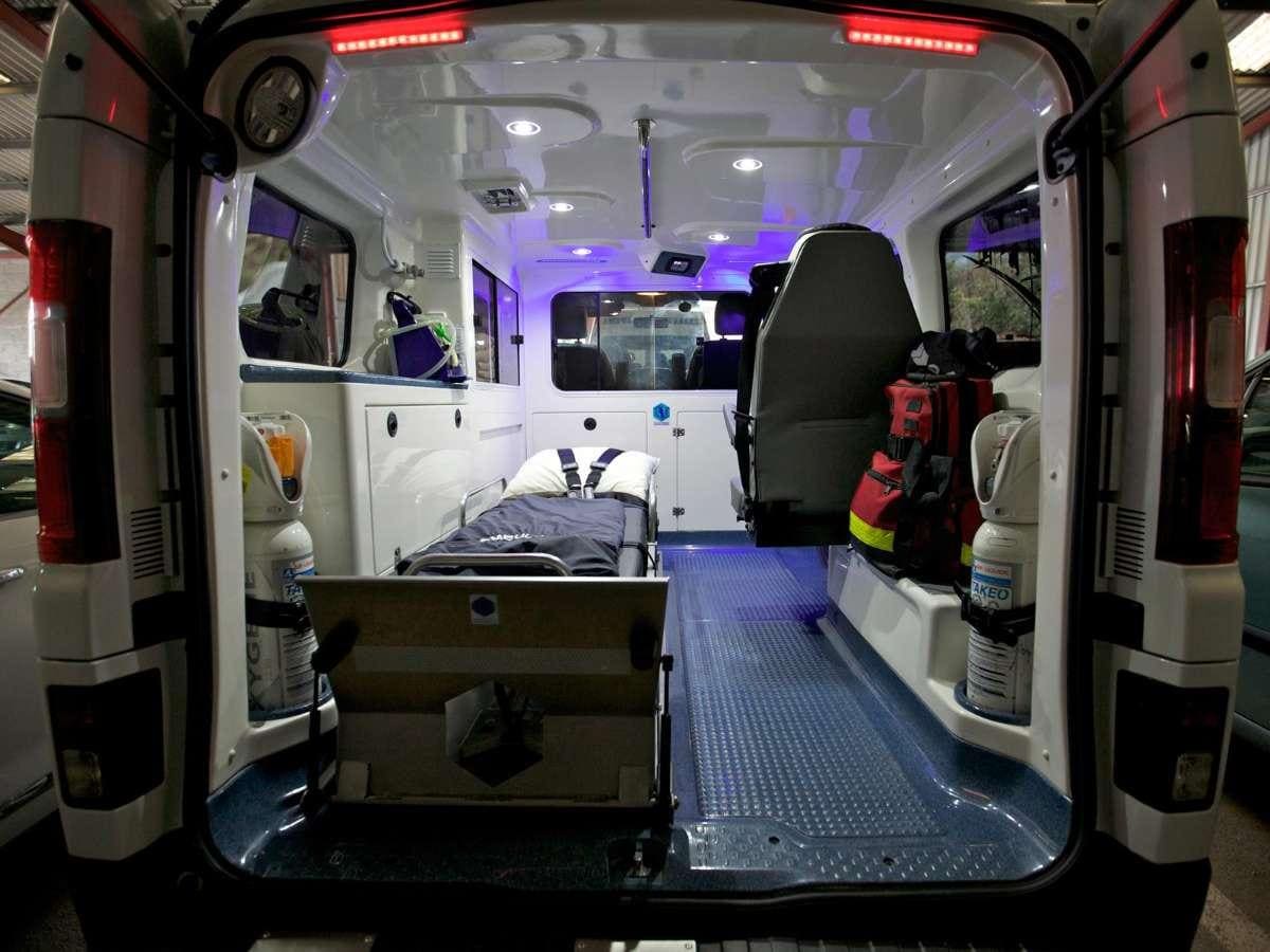 Intérieur ambulance